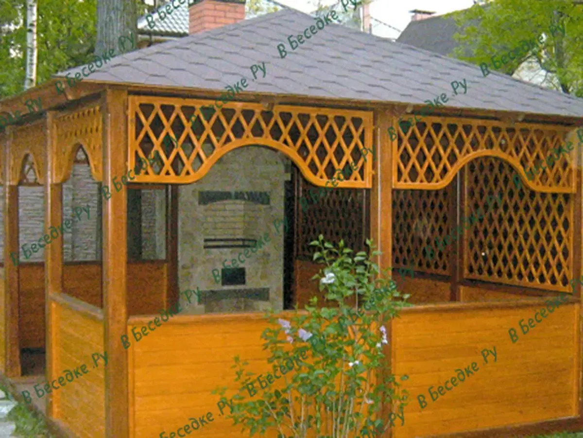 Восьмигранная беседка «Классик» Ø 4 м — фото 2